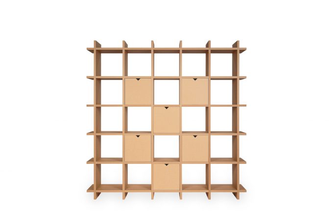 Papercomb | Papierregal | Shelly Shelf Cardboard